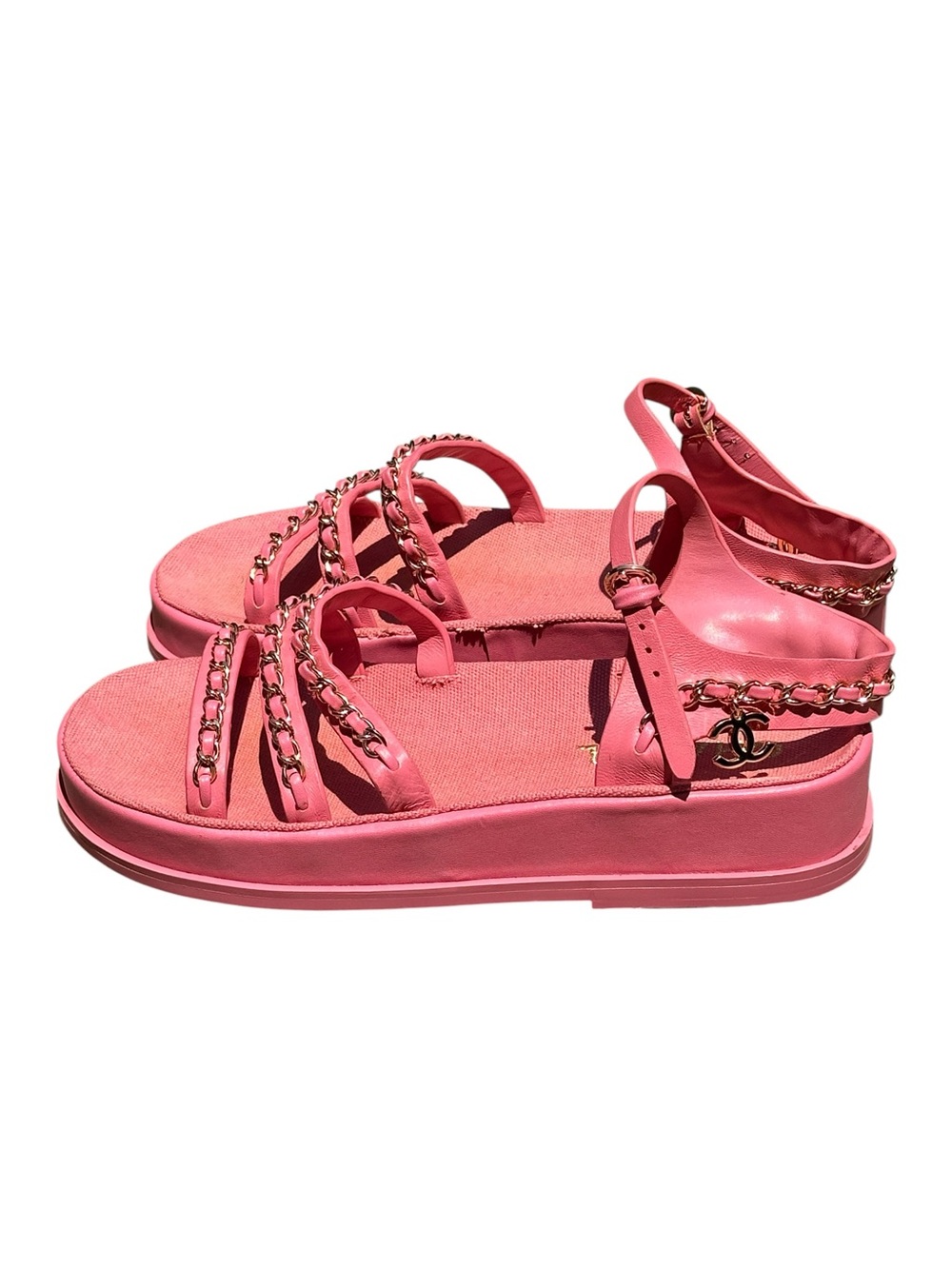 Chanel Women's 2021 Interlocking CC Logo Gladiator Sandals
Women's Size: 10 | US